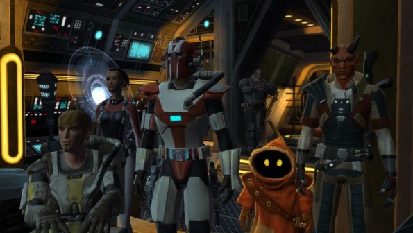 I'm in my ship, with my homies...